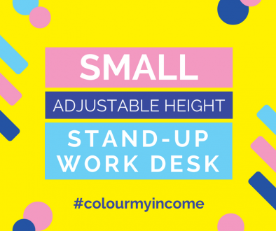 SmallAdjustableHeightStandUpWorkDesk